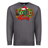 Charcoal Heather christmas lolo claus Premium Sweatshirt - FaDigitalArtStudio