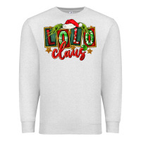 Oatmeal Heather christmas lolo claus Premium Sweatshirt - FaDigitalArtStudio