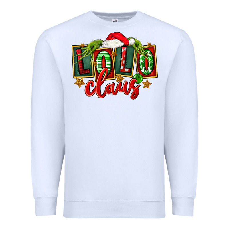 Christmas Lolo Claus Premium Sweatshirt by FaDigitalArtStudio | Teevron