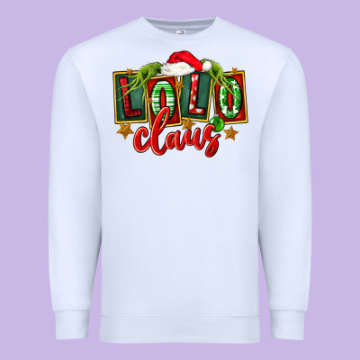 Christmas Lolo Claus Premium Sweatshirt Designed By Fadigitalartstudio