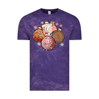 Cloud Purple christmas pan dulce Vintage Tee - MaliasSmallBusiness