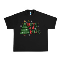 Black Merry And Bright Urban Heavy Tee - MaliasSmallBusiness