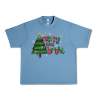 Pebble Blue Merry And Bright Urban Heavy Tee - MaliasSmallBusiness