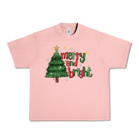 Salmon Merry And Bright Urban Heavy Tee - MaliasSmallBusiness