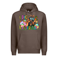 Coffee I dig Easter Day Premium Hoodie - CowGirlArtShop