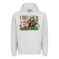 Dove Grey I dig Easter Day Premium Hoodie - CowGirlArtShop