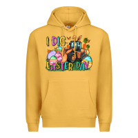 Mustard I dig Easter Day Premium Hoodie - CowGirlArtShop