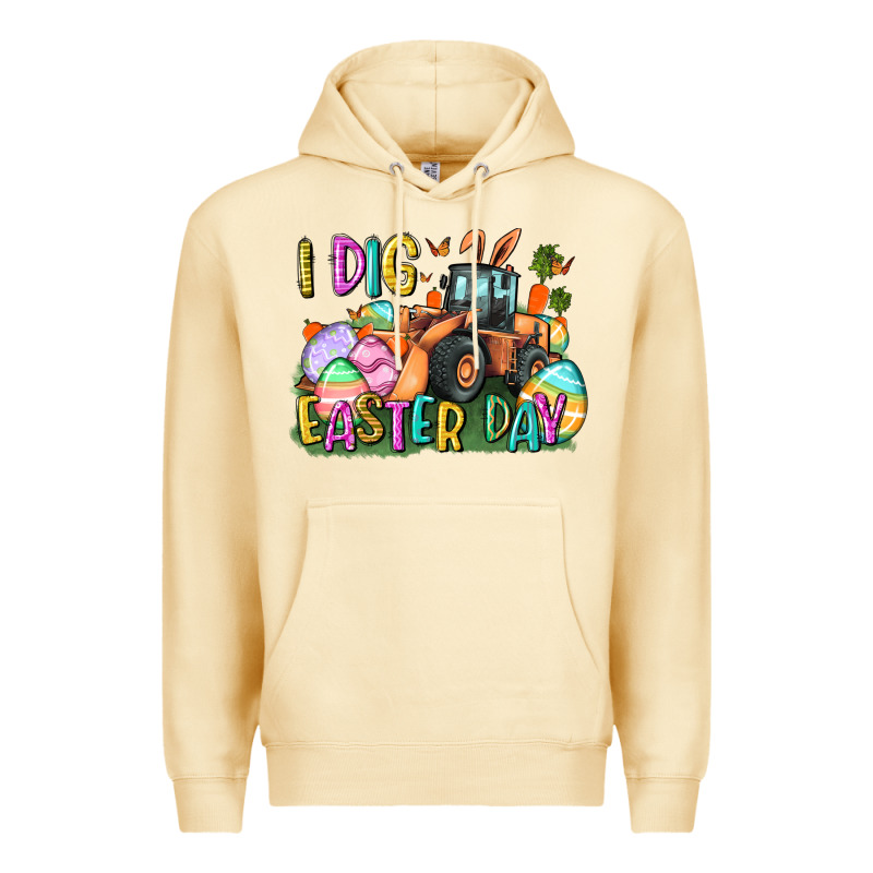 I Dig Easter Day Premium Hoodie by CowGirlArtShop | Teevron