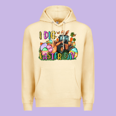 I Dig Easter Day Premium Hoodie Designed By Cowgirlartshop
