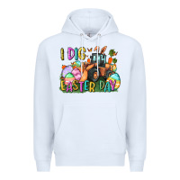White I dig Easter Day Premium Hoodie - CowGirlArtShop