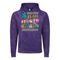 Cloud Purple team fourth grade Vintage Hoodie - NancyCooperArtShop