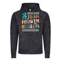 Vintage Black team fourth grade Vintage Hoodie - NancyCooperArtShop