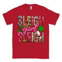 Red Sleigh girl sleigh Classic Tee - NancyCooperArtShop