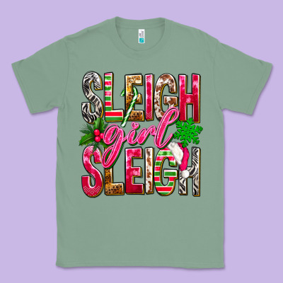 Sleigh Girl Sleigh Classic Tee Designed By Nancycooperartshop