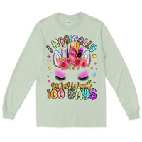 Matcha i magically survived 100 days Long Sleeve Tee - Artiststas