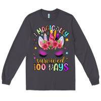 Smoke i magically survived 100 days Long Sleeve Tee - Artiststas