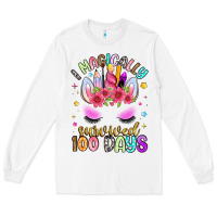 White i magically survived 100 days Long Sleeve Tee - Artiststas