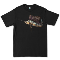 Black Atlantic Sailfish Illustrations Premium Tee - LillyAllenDesigns