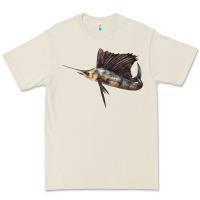 Bone Atlantic Sailfish Illustrations Premium Tee - LillyAllenDesigns