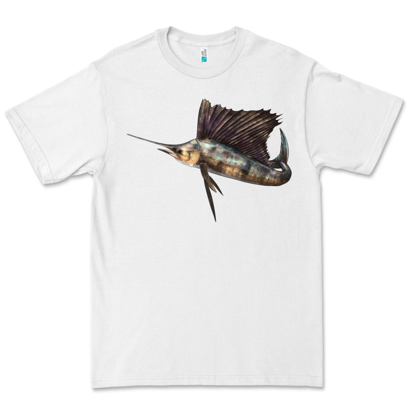 Atlantic Sailfish Illustrations Premium Tee by LillyAllenDesigns | Teevron