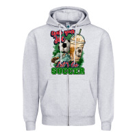 Heather Grey Grab your joe let's go Soccer Zipper Hoodie - HowdyJamesFarm