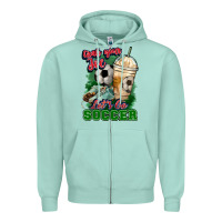 Seafoam Grab your joe let's go Soccer Zipper Hoodie - HowdyJamesFarm