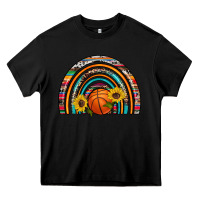 Black basketball rainbow Heavy Core Tee - Artiststas