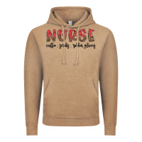 Vintage Coffee christmas nurse Vintage Hoodie - MaliasSmallBusiness