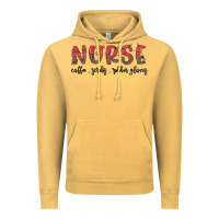 Vintage Mustard christmas nurse Vintage Hoodie - MaliasSmallBusiness