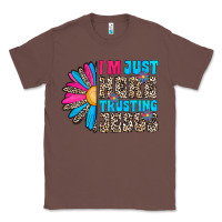 Chestnut im just here trusting jesus Classic Tee - CowhideDigitalArt