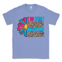 Colony Blue im just here trusting jesus Classic Tee - CowhideDigitalArt