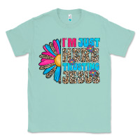 Seafoam im just here trusting jesus Classic Tee - CowhideDigitalArt