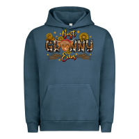 Pigment Midnight Navy best granny ever western theme Urban Hoodie - CowhideDigitalArt