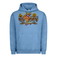 Pigment Pebble Blue best granny ever western theme Urban Hoodie - CowhideDigitalArt