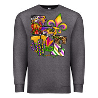Charcoal Heather louisiana map love Premium Sweatshirt - OliviaCreatesArt