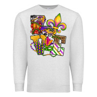 Oatmeal Heather louisiana map love Premium Sweatshirt - OliviaCreatesArt