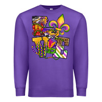 Purple louisiana map love Premium Sweatshirt - OliviaCreatesArt