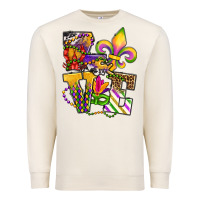 Louisiana Map Love Premium Sweatshirt | Teevron
