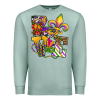 Seafoam louisiana map love Premium Sweatshirt - OliviaCreatesArt