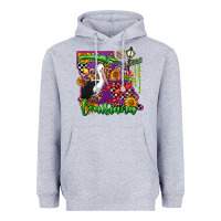 Heather Grey louisiana Heavyweight Hoodie - OliviaCreatesArt