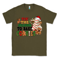 Army Green Tis' the season to bake cookies Classic Tee - NancyCooperArtShop