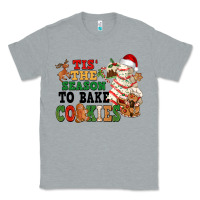 Heather Grey Tis' the season to bake cookies Classic Tee - NancyCooperArtShop