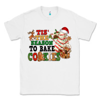 White Tis' the season to bake cookies Classic Tee - NancyCooperArtShop