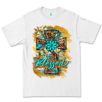 White western cross blessed lily butterfly Premium Tee - BarkalooDesign