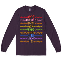 Plum one hundred days of school and still loving it! Long Sleeve Tee - Artiststas
