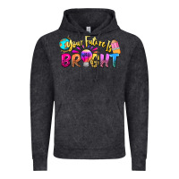 Vintage Black your future is bright Vintage Hoodie - NancyCooperArtShop
