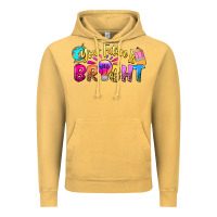 Vintage Mustard your future is bright Vintage Hoodie - NancyCooperArtShop