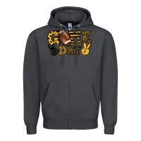 Smoke Game day yellow and black team color Zipper Hoodie - HowdyJamesFarm