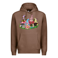 Chestnut Easter gnomies truck  Easter Day Premium Hoodie - CowGirlArtShop