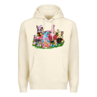 Sandshell Easter gnomies truck  Easter Day Premium Hoodie - CowGirlArtShop